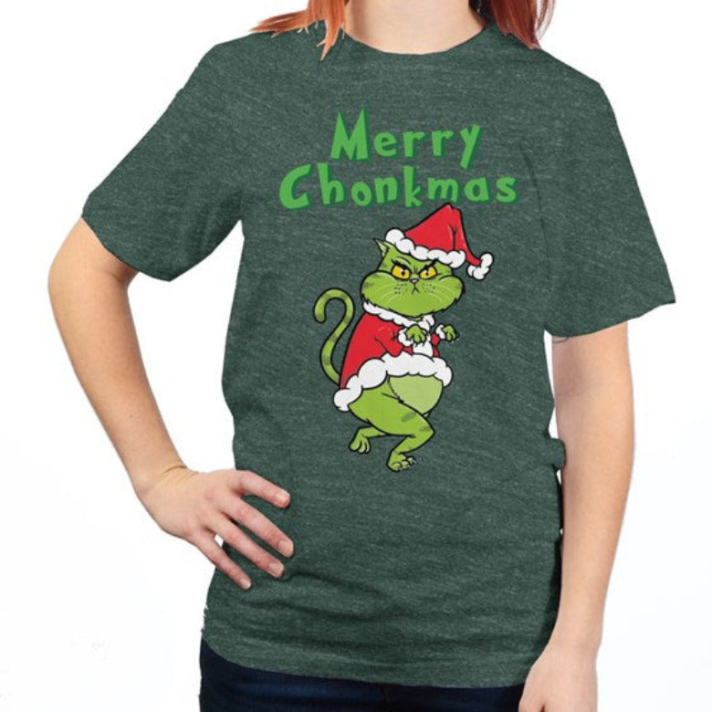 Merry Chonkmas - Forest Green Heather