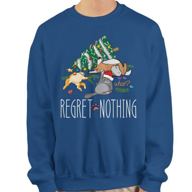 Regret Nothing - Royal Blue Sweatshirt